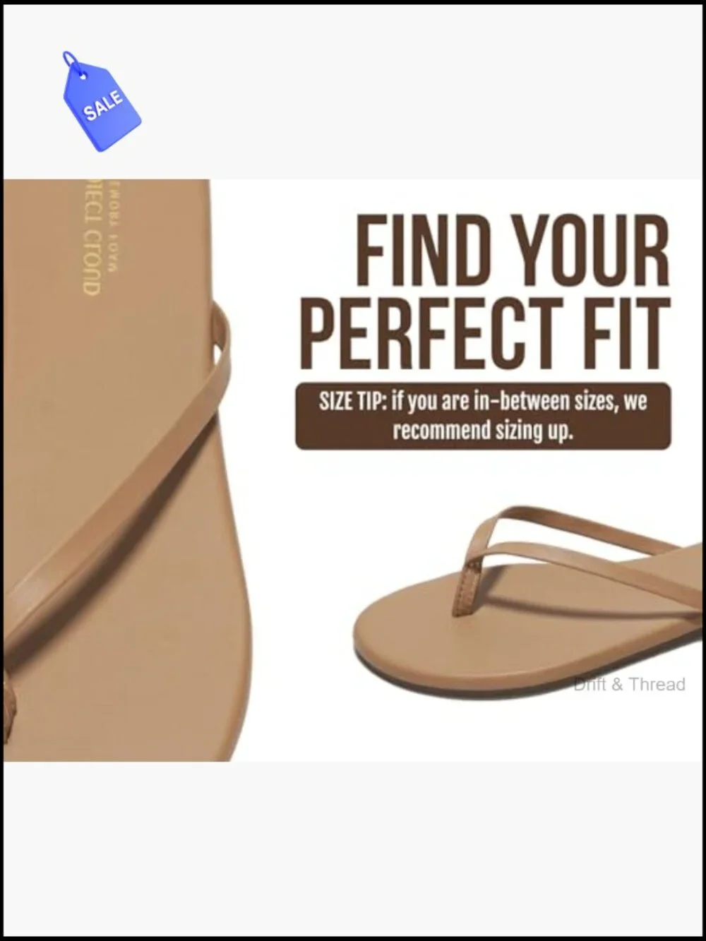 Lightweight Memory Foam Flip Flops Sandals Non-Slip Beach Essentials Flats